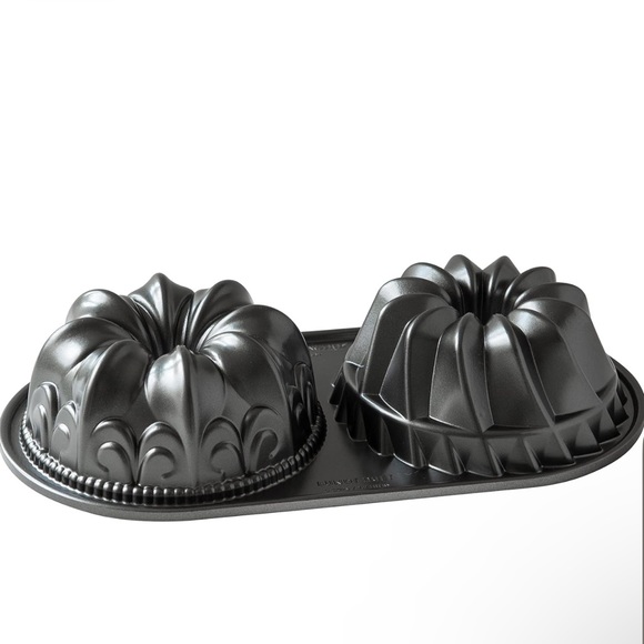 Nordic Ware Kitchen Nwot Nordic Ware Bundt Duet Pan 5 Cup Graphite